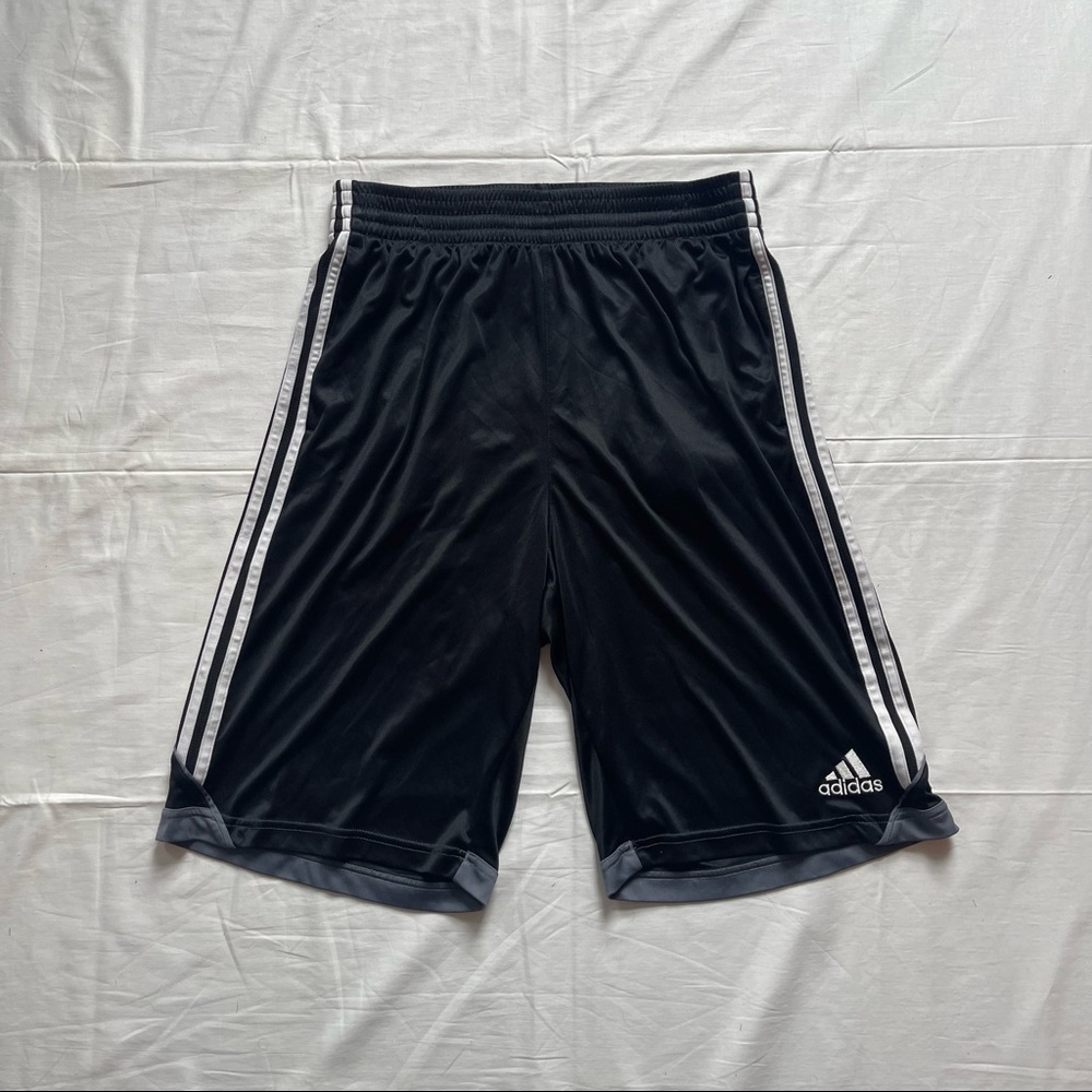 Adidas Training Shorts Black with White Stripes